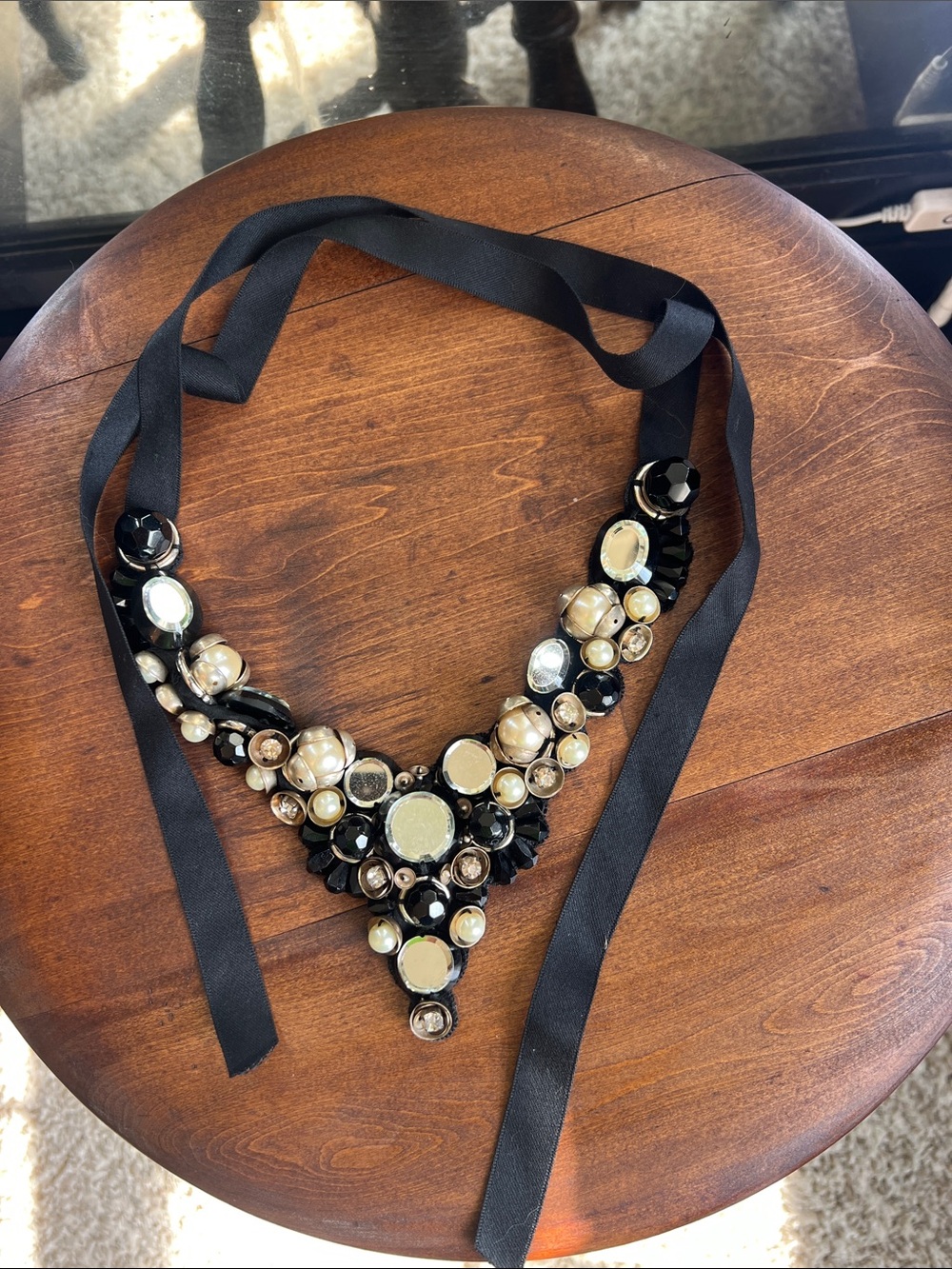 RK by RANJANA KHAN Bib Necklace
